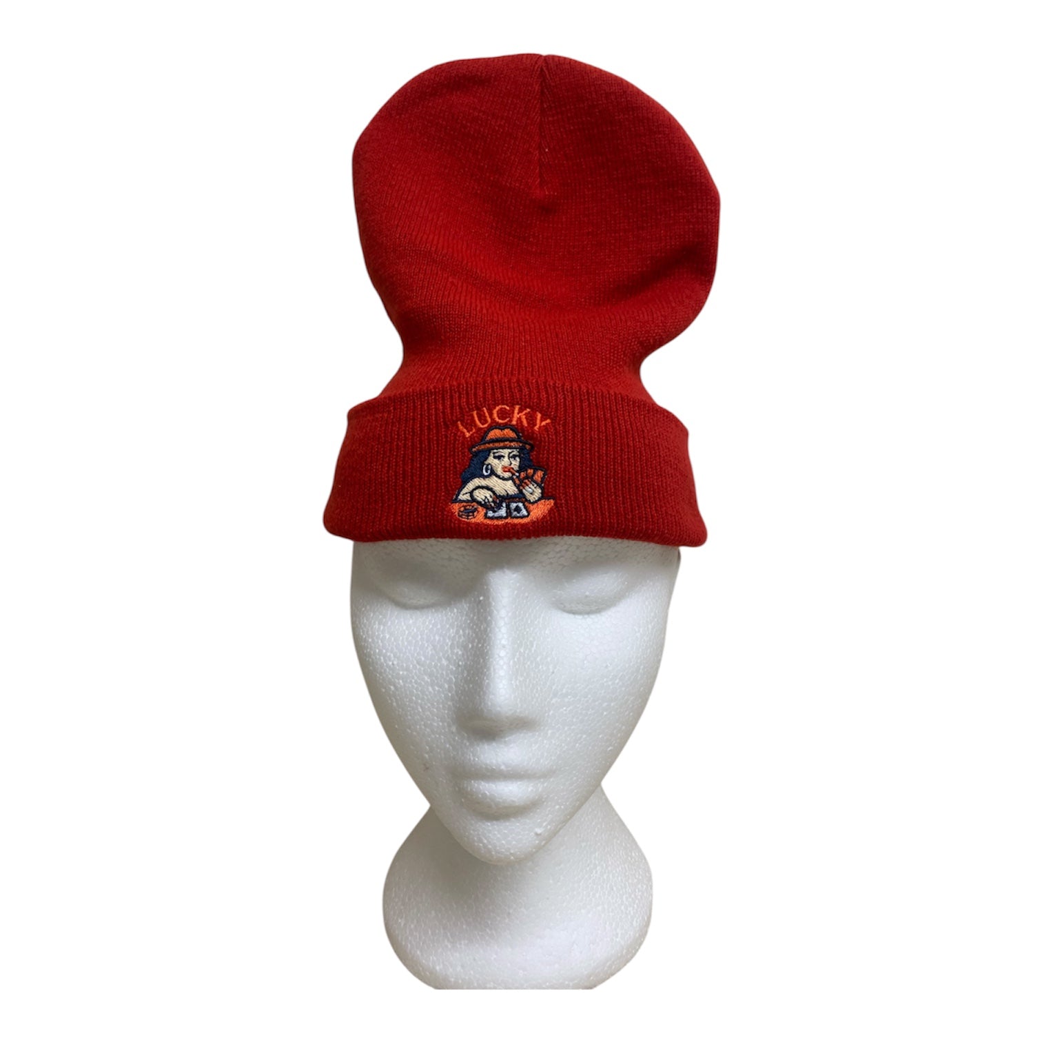 LUCKY Lady — Embroidered Cuffed Beanie | Island Originals